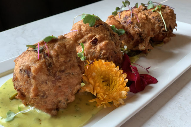 Lobster Zucchini Fritters